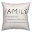 Family Definition 18x18 Throw Pillow