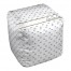 Delta Delta Delta Triangle Pattern 18x18x18 Ottoman