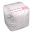 Phi Mu Triangle Pattern 18x18x18 Ottoman