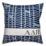 Alpha Delta Pi Chevron Pattern 18x18 Pillow