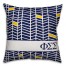 Phi Sigma Sigma Chevron Pattern 18x18 Pillow