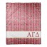 Alpha Gamma Delta Chevron Pattern 50x60 Throw Blanket