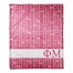 Phi Mu Chevron Pattern 50x60 Throw Blanket