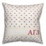 Alpha Gamma Delta Triangle Pattern 18x18 Pillow