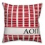 Alpha Omicron Pi Square Pattern 18x18 Pillow