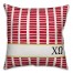Chi Omega Square Pattern 18x18 Pillow