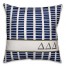 Delta Delta Delta Square Pattern 18x18 Pillow