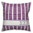 Sigma Sigma Sigma Square Pattern 18x18 Pillow