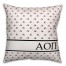 Alpha Omicron Pi Triangle Pattern 18x18 Pillow