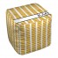 Kappa Alpha Theta Square Pattern 18x18x18 Ottoman