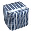 Alpha Delta Pi Square Pattern 18x18x18 Ottoman