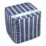 Alpha Xi Delta Square Pattern 18x18x18 Ottoman