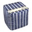 Phi Sigma Sigma Square Pattern 18x18x18 Ottoman