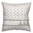 Delta Delta Delta Triangle Pattern 18x18 Pillow