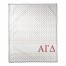 Alpha Gamma Delta Triangle Pattern 50x60 Throw Blanket