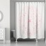 Pink Morrocan Circle 71x74 Shower Curtain