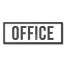 Office 12x36 Black Framed Canvas