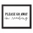 I'm Reading 14x11 Black Framed Canvas