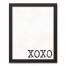 XOXO 11x14 Black Framed Canvas