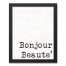 Bonjour Beaute' 11x14 Black Framed Canvas