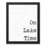 On Lake Time 11x14 Black Framed Canvas