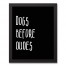 Dogs Before Dudes 11x14 Black Framed Canvas