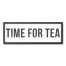 Time for Tea 12x36 Black Framed Canvas