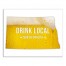 North Dakota Drink Local Beer Wall Art
