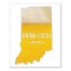 Indiana Drink Local Beer Wall Art