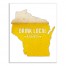 Wisconsin Drink Local Beer Wall Art