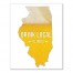 Illinois Drink Local Beer Wall Art