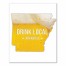 Arkansas Drink Local Beer Canvas Wall Art, 16x20