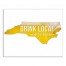 North Carolina Drink Local Beer Wall Art