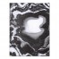 Black and White Marble Swirl 30x40 Canvas