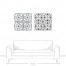 Geometric Tile 36x36 Canvas Set