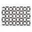 Gray Locking Pattern 48x32 Canvas
