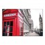Red Telephone Booth 48x32 Canvas