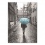 Blue Umbrella Alley 32x48 Canvas