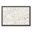Light Math Equation 30x20 Black Framed Canvas