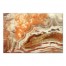 Orange Marble Abstract 48x32 Canvas
