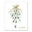 Designs Direct Creative Group Watercolor Mistletow Canvas 16x20 Canvas Wall Art