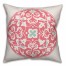 Pink Moroccan Circle 18x18 Throw Pillow