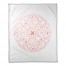 Coral Moroccan Circle 50x60 Throw Blanket