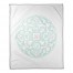 Teal Moroccan Circle 50x60 Throw Blanket