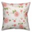 Light Pink Watercolor Florals 18x18 Throw Pillow