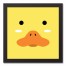 Duck Face Friend 12x12 Framed Canvas Wall Art