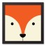 Fox Face Friend 12x12 Framed Canvas Wall Art