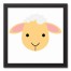 Lamb Face Friend 12x12 Framed Canvas Wall Art