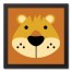 Lion Face Friend 12x12 Framed Canvas Wall Art