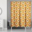 Lion Face Friend 71x74 Shower Curtain